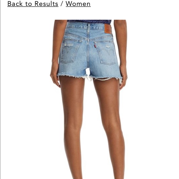 Levi’s 501 cut off denim shorts - Picture 2 of 2